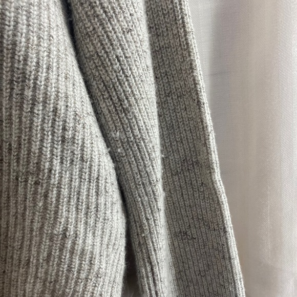 Everlane Cozy Speckled Knit Open Front Cardigan Sweater Women's S Oversized Boxy - Picture 3 of 8